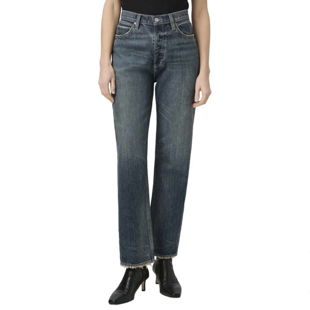 PAIGE Sawyer High Rise Straight Leg Jeans in Matchstick Size 27